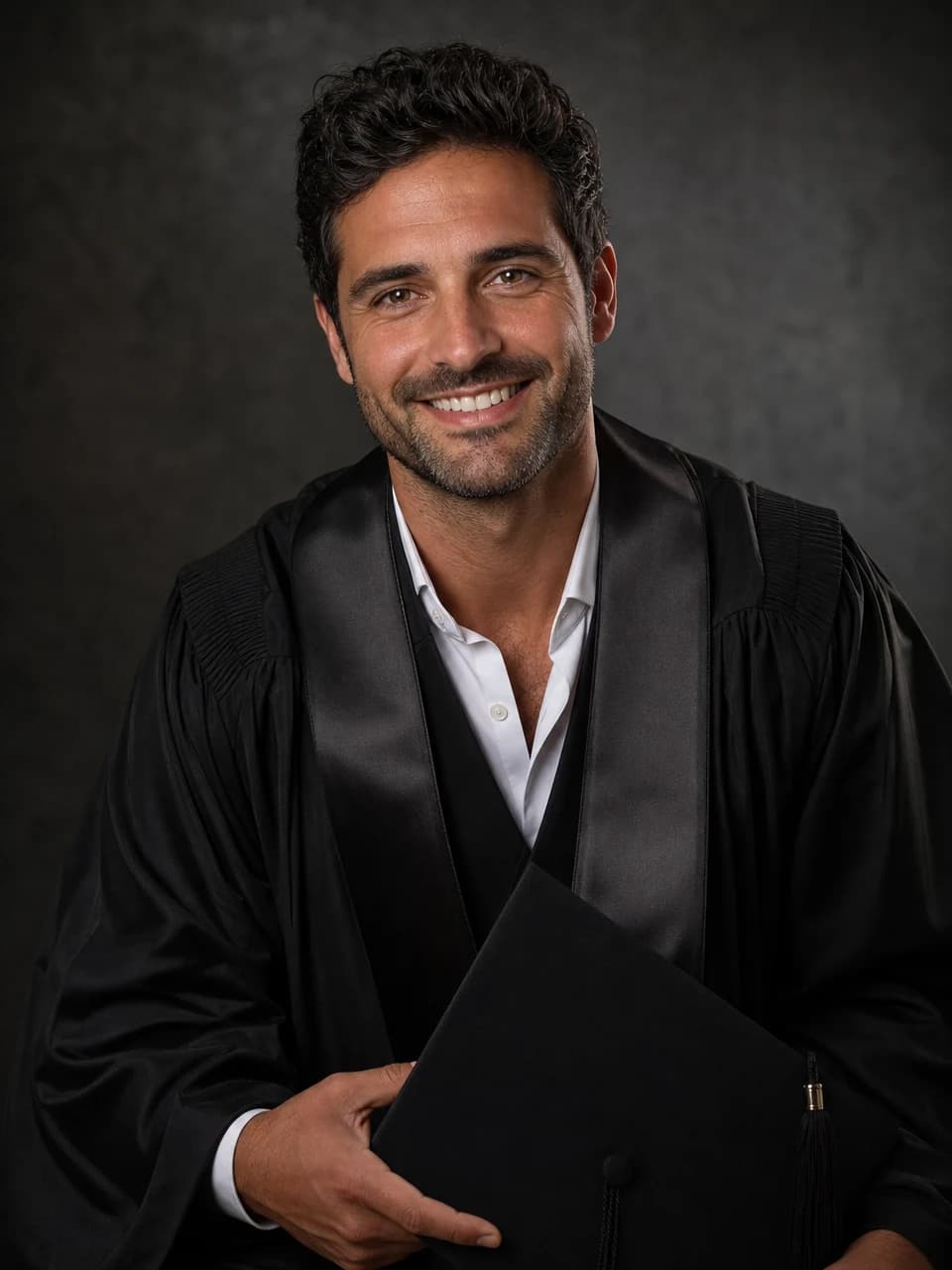 Studio announcement Graduation photos example