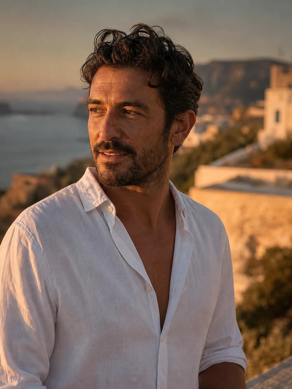Golden-hour portrait Instagram photos example