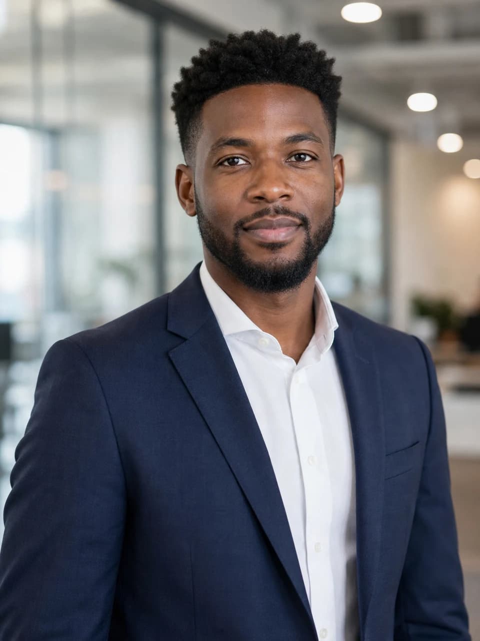 Modern office LinkedIn headshots example