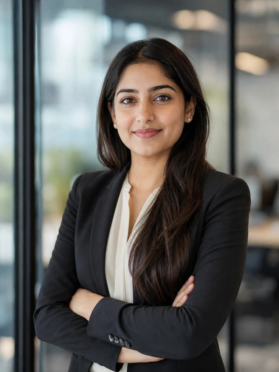 Modern office LinkedIn headshots example
