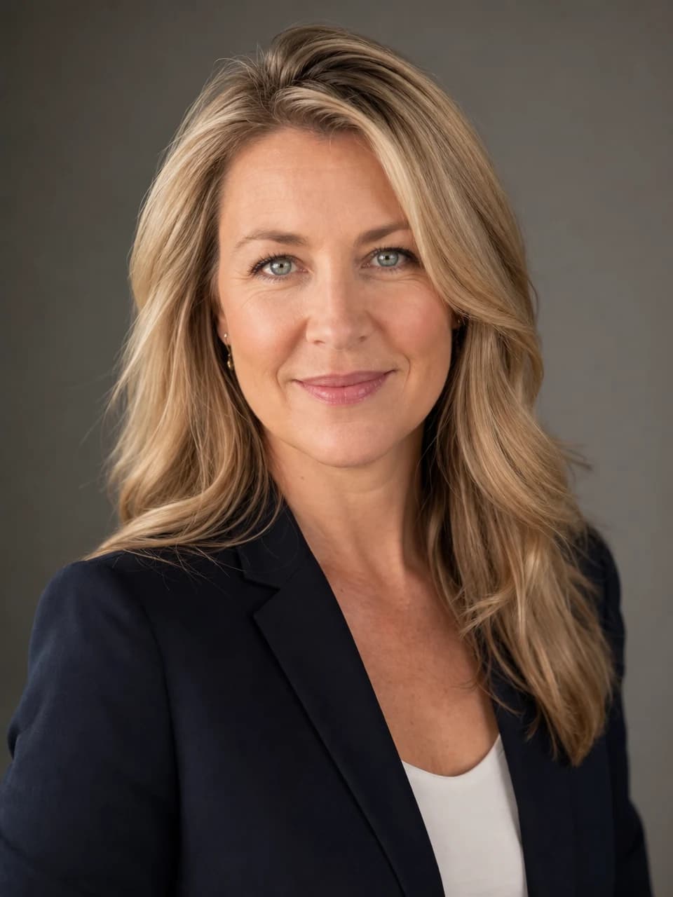 Neutral studio LinkedIn headshots example