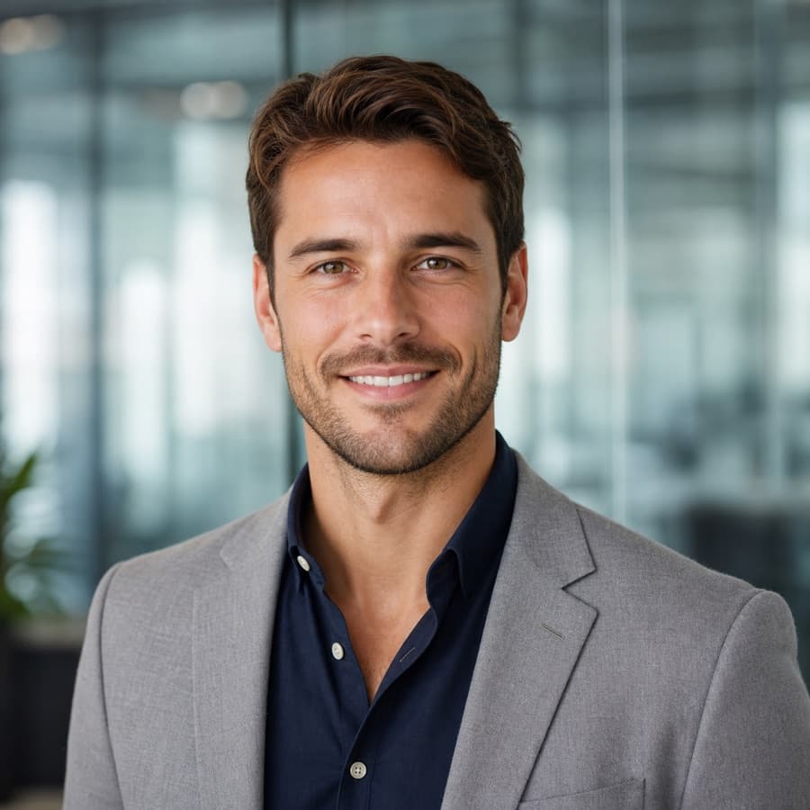 AI LinkedIn Headshot Generator example