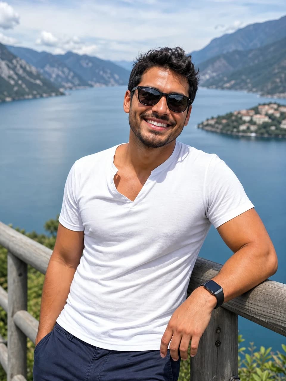 Outdoor weekend Tinder photos example