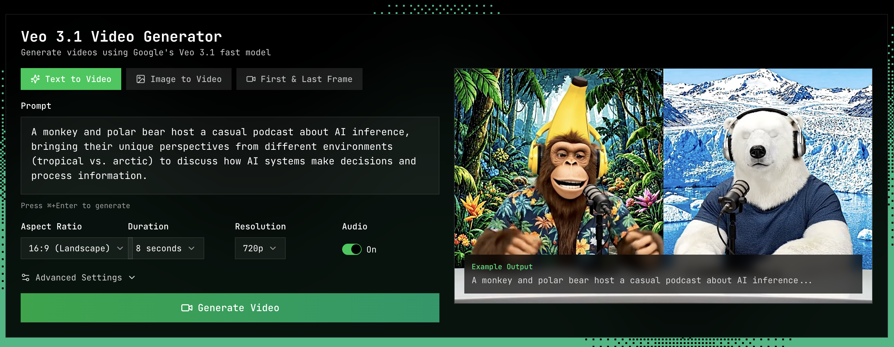 AI Video Generation Preview